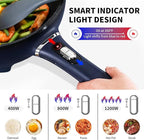 3-Quart Electric Hot Pot & wok Nonstick with Steamer | Electric Skillet 1200W for Dorm, Home, Gifts (Includes Silicone Spatula) Multi-Cooker