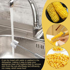 2 Pack Corn Peeler, Stainless steel corn stripping tool, Corn on The Cob Remover, Corn Stripper for Corn on the Cob,Quickly Shucking Corn Kernel Remover Tool, 9.8Inch