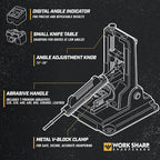 Work Sharp Professional Precision Adjust Knife Sharpener - Adjustable Knife Sharpening Kit for Pocket, Hunting, Kitchen, Serrated Knives
