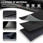 48 X 30 Inch Under Grill Mats for Outdoor Grill, Double-Sided Fireproof/Waterproof/Oil-Proof Grill Pad, BBQ Matt for Under Grill, Indoor Fireplace/Fire Pit Mat, Deck and Patio Protector Mat