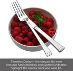 Mikasa, Harmony Flatware Service for 4, 20 Piece Set, 18/10 Stainless Steel Silverware Set (Pack of 2)