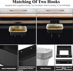 Grill Grease Catcher for Blackstone Griddle with 10 Pack Grease Cup Liners Aluminum Foil Tray Pan Drip Tray Pan for 17, 22, 28 & 36 inches Griddle (Short Hook + Long Hook)