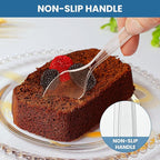 [360 Count] Clear Plastic Utensils 360 Disposable Spoons Silverware Bulk Spoons Bulk Heat Resistant Heavy Duty Silverware