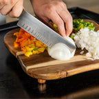 Blackstone 1755 Accessories Premium Quality Grill Board with Legs-Made from Koa Wood-Designed for Top of Griddle or Countertop-Use to Cut and Chop Vegetables or Meat, One Size