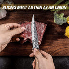 Huusk Knives from Japan, Boning Knife for Meat Cutting 6 inch, Butcher Knife for Brisket Trimming, Viking knife with Sheath, Full Tang Kitchen Utility Knife, Gift for Fathers