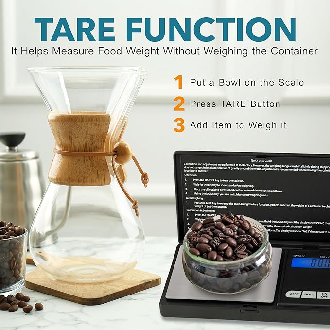 Smart Weigh SWS600 Elite Pocket Sized Digital Gram Scale,Jewelry Scale,Gram Scale,Nutrition Kitchen Scale, School Scale with Slim Design 600 x 0.1g, Black
