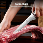 PAUDIN Boning Knife 6 Inch, Super Sharp Fillet Knife, German High Carbon Stainless Steel Deboning Knives, Professional Boning Knives for Meat Poultry Chicken, Pakkawood Handle with Gift Box
