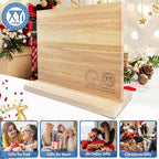 XYJ Magnetic Knife Block,Double-Sided Knife Holder,Knife Block with Strong Magnets,Kitchen Cutlery Display Stand, Knives Storage Rack,Large Capacity, Strongly Magnetic Organizer Tool