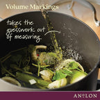 Anolon Advanced Home Hard Anodized Nonstick Cookware/Pots and Pans Set, 9 Piece - Moonstone