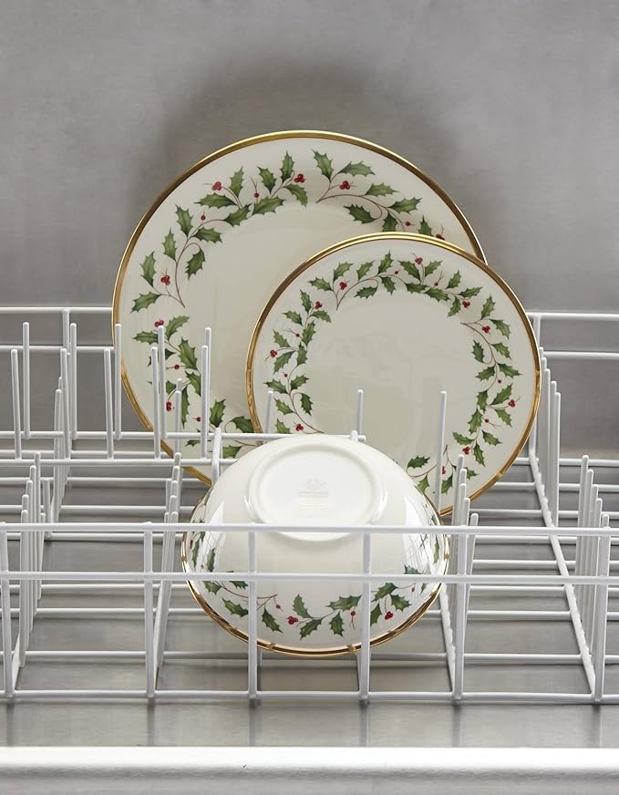 Lenox 146504010 Holiday Salad Plate, Christmas Dinnerware
