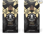 DEATH WISH COFFEE - Vanilla Ground Coffee (14 oz) (Pack of 2)