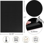 UBeesize 7 Pack Black Grill Mats for Outdoor Grill, Heavy Duty BBQ Grilling Matt & Oven Liners, Resuable, Easy to Clean, Works on Gas Charcoal Electric Grill, Smoker, Oven -15.75 x 13 Inch