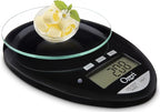 Ozeri Pro II Digital Kitchen Scale with Removable Glass Platform and Countdown Kitchen Timer (1 g to 12 lbs Capacity)