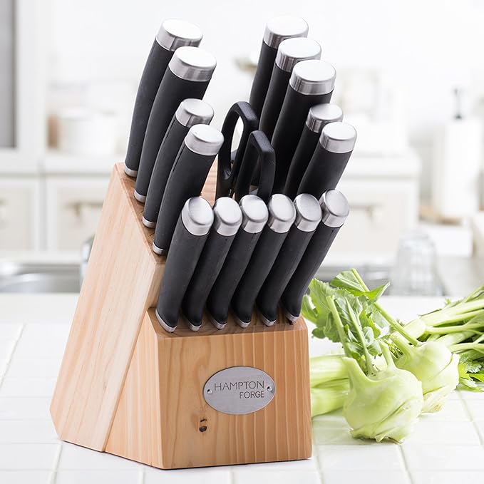 Hampton Forge HMC01B010B Epicure 17-Piece Cutlery Set