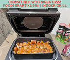 Foodi Air Frying Combo Crisper Basket for Ninja FG551 Smart Indoor Grill, Non-Stick Air Fryer Basket for Ninja Air Fryer Grills DG551/DG651 Accessories, with Disposable Perforated Paper Liners,100PCS