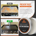 Griddle Seasoning for Blackstone and Cast Iron and Carbon Steel Seasoning, Maintain a Cleaner Non-Stick Skillet, 7 Ounce