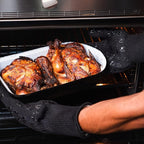 Grill Armor Oven Gloves – 932°F Heat, Fire & Cut Resistant Mitts for BBQ, Grill, Cooking, Grilling, Baking, Smoker & Fire Pit