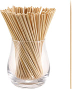 1000 PCS Bamboo Skewers, 6 Inch Wooden Skewer for Appetizers, Fruit, Kebabs, Grilling Barbecue, Mini Burger, Sausage, Cocktail Picks for Drinks, Long Toothpicks, Food Sticks Natural, Kitchen Gadget