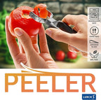 Lurch Germany Super Y Peeler 5.1 x 2.3 Inches / 13 cm x 6 cm - Black