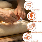 UFO Bread Lame Cutter for Homemade Sourdough,Bread Scorer Tool for Sourdough with 5 Blades and Storage Cover,Slashing Tool Bread Cutting Knife for Artisan Bread and Makers (Octopus)