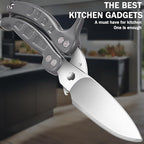 Kitchen Shears Heavy Duty Poultry Shears Meat Cutting Dishwasher Safe and Stainless Food Kitchen Scissors for Chicken Turkey Thanksgiving,Grey