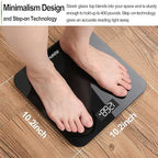 RENPHO Scale for Body Weight, Bathroom Weighing Scale with Backlit LED Display, Highly Accurate & Measures Weight up to 400 lb/180kg, Batteries Included, Black-Core 1S