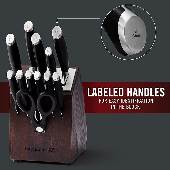 Calphalon Contemporary SharpIN Nonstick 13 Piece Cutlery Set