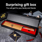 6.5 Inch Nakiri Knife, Asian Usuba Knife, Stainless Steel With Hand-forged, Brazilian Rosewood Handle and Gift Box for Family & Restaurant