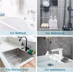 Self Draining Soap Dish,Silicone Suction Cup Soap Holder, Bathroom Soap Dish for Bar Soap,Can Extend Soap Life,Bathroom, Bath Tub, Kitchen Sink (4, Cream White)