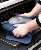 RITZ Terry Potholder & Hot Pad: Unparalleled Heat Resistant, Durable 100% Cotton – Ergonomically Designed for Optimal Grip – Easy-Care Machine Washable – 4-Pack, Paprika/Federal