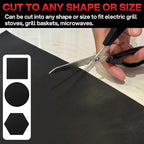Grill Mats for Outdoor Grill, (10 pcs) Non Stick BBQ Grill Mat Grilling Mat, BBQ Grilling Accessories, Heavy Duty, Reusable and Easy to Clean, Grill Sheets for Gas Charcoal and Electric BBQ