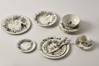 Lenox 835219 Winter Greetings 6-Piece Dinner Plate Set, 10.75', Christmas Drinkware, Holiday Hosting
