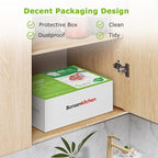 Bonsenkitchen Vacuum Sealer Bags,400 Quart 8" x 12" Precut Food Sealer Bags, Commercial Grade, BPA Free, Heavy Duty, Customized Size Vacuum Bags for Vac Storage, Meal Prep or Sous Vide Cooking, VB14