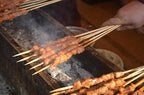 KingSeal Renewable Bamboo Heavy Weight Kebab Skewers, BBQ Sticks, 10 Inches x 3.8 mm Diameter, Resale or Retail Pack - 25 Bags of 100 (2500 Count)