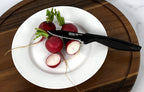 Ginsu Daku 10-Piece Black Knife Set with Black Wood Block - Dishwasher Safe and Always Sharp