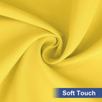 homing Rectangle Table Cloth Cover, Waterproof Polyester Elastic Fitted Tablecloth, Fits for 5 Foot Folding Tables, Washable Table Protector for Picnic, Camping, Outdoor (Yellow, 30" x 60")