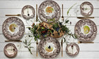 Spode Woodland 10.5" Dinner Plate, Golden Retriever - Hunting Cabin Tableware, Collectible Dog Breed Plate, Made in England - Fine Earthenware, Dishwasher & Microwave Safe, Warm Oven Use
