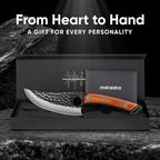 Matsato Chef Knife - Perfect Kitchen Knive for Cooking, Chopping. Japanese Steel Knife for Home, BBQ. For Balance & Control, 6.3 Inch