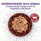 Wellness Bowl Boosters Bare, Dog Food Topper for Small, Medium, & Large Breeds, Grain Free, Natural, Freeze Dried, Beef, 4 Ounce Bag (Pack of 1)