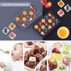 Silicone Ice Cube Tray 3 Pack, HANCELANT Ice Cube Mold, Ice Trays for Freezer with Lid for Whiskey, Baby Food, BPA Free, Easy Release