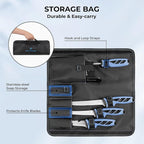 Calamus SwiftGlide Fillet Knife Kit Combo, Fishing Bait Knife and Filet Knives, G4116 German Stainless-steel Blades, Non-slip Handle, Fish Scaler, Non-slip Grip Gloves, Sharpening Rod, Storage Bag