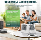 Vacuum Bags Replacement Compatible with iRobot Roomba i7, i7+, i3, i3+, i1+, i4, i4+, i6, i6+, j7, j7+, i8, i8+,s9, s9+ Plus, i & s & j Series Clean Base Automatic Dirt Disposal Bags, Pack of 3