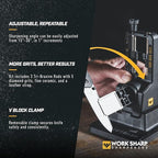 Work Sharp Precision Adjust Elite Set Knife Sharpener value combo bundle with the Guided Field Knife Sharpener