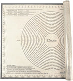 Extra Large Silicone Pastry Mat 34x26 Inch - Nonstick Baking Mats with Measurements, Great for Dough Rolling, Pastry, Pie Crust, Fondant, Cookies, Bread, Pasta, Pizza, Counter Mat