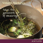Anolon Advanced Home Hard Anodized Nonstick Cookware/Pots and Pans Set, 9 Piece - Bronze