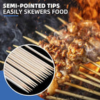 36 Inch Bamboo S'Mores Sticks.Use To Marshmallows,BBQ,Roasting,Camping.6mm Diameter.More Size Choices 6"/8"/10"/12"/36"(100 PCS)
