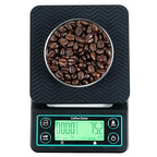 Coffee Gator Coffee Scale 0.1g Precision with Timer - 3kg Digital Scale ﻿Large LCD Weighing Kitchen Multifunctional for Pour-Over, Espresso, French Press, Bean, Food, Drink