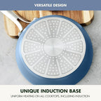 GreenPan Nova 8" Frying Pan Skillet, Oprah’s Favorite Things 2024, Ceramic Nonstick Cookware, PFAS Free, Toxin-Free, Induction Suitable, Dishwasher & Oven Safe, Durable, Easy Clean, Ocean Blue