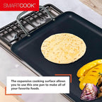 19inch Nonstick Double Griddle Pan, Comales para Tortillas Griddle Pan Burner Skillet with Handles for Stove Top - Coating & Heat Resistant for Frying, Searing, Grilling, Browning
