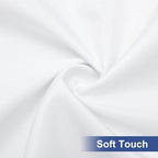 homing Square Table Cloth Cover, Waterproof Polyester Elastic Fitted Tablecloth, Washable Table Protector for Picnic, Camping, Outdoor (White, 34" x 34")